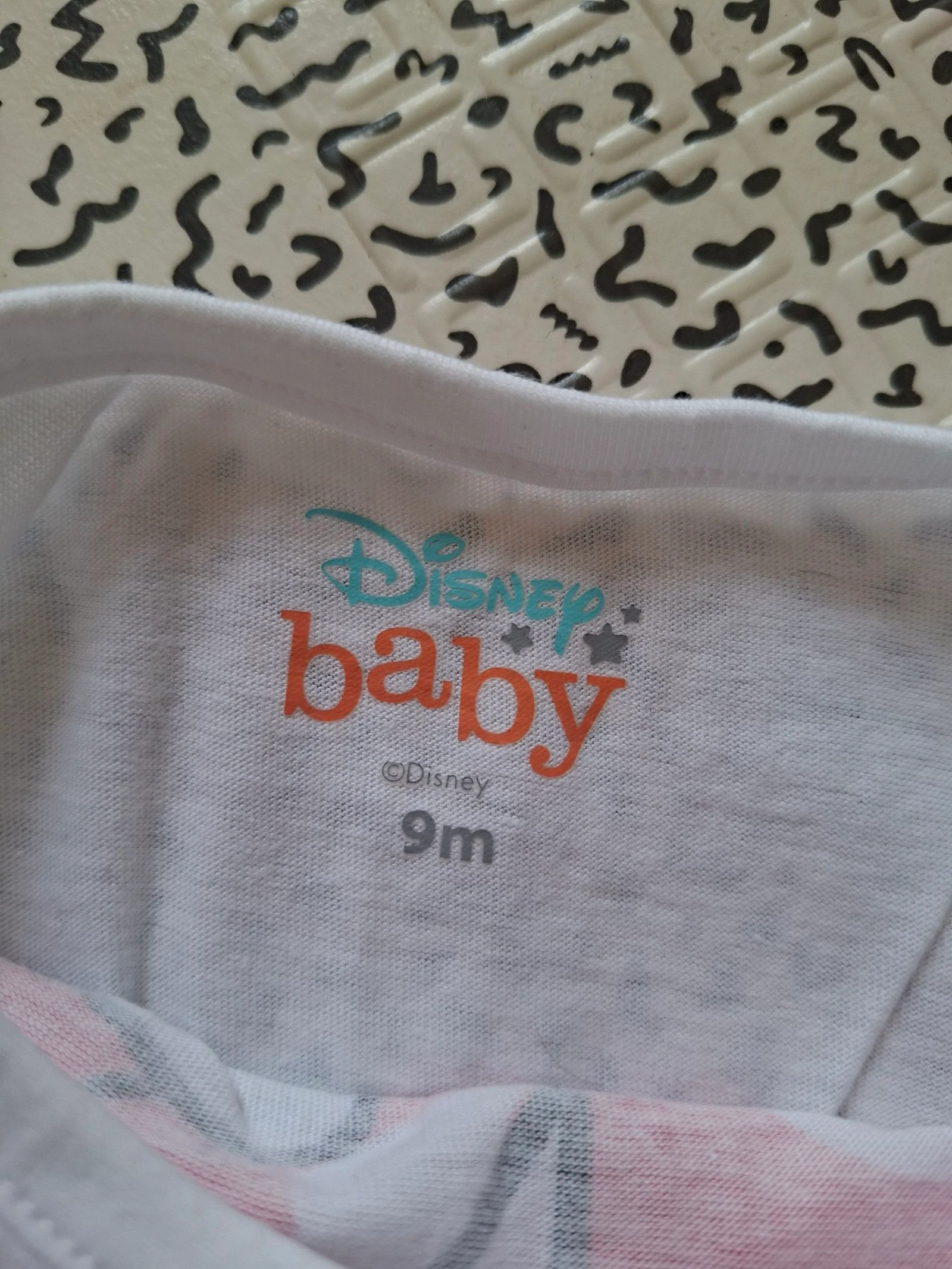 Camiseta Disney Baby Minnie Mouse blanca « Super Cute » 9 meses niña algodón – photo 5